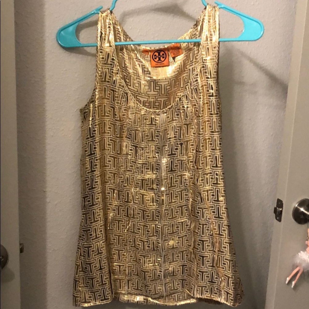 Tory Burch Gold Tank